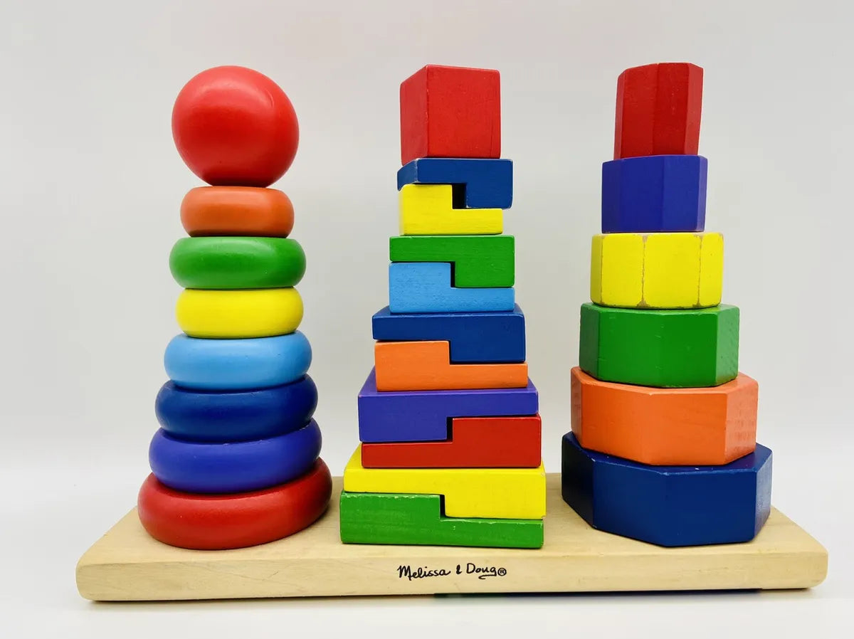 Geometric Stacker Toddler Toy