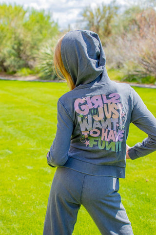 "Girls Just Want to Have Fun" Hoodie Set