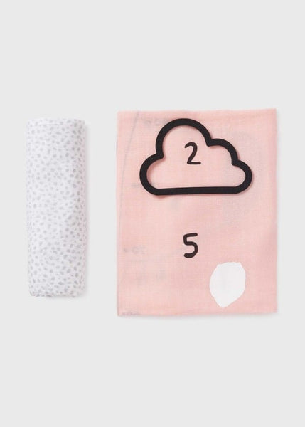 Mayoral Set Of Gauze Measuring Baby Blankets