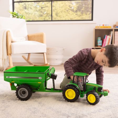 JD 1:16 Scale 7430 Tractor with Grain Cart)