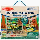 National Parks Picture Matching Magnetic Game