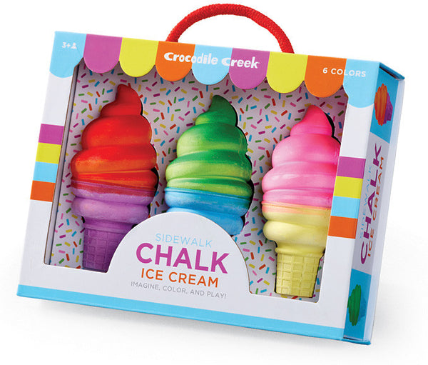 Crocodile Creek Sidewalk Chalk - Ice Cream