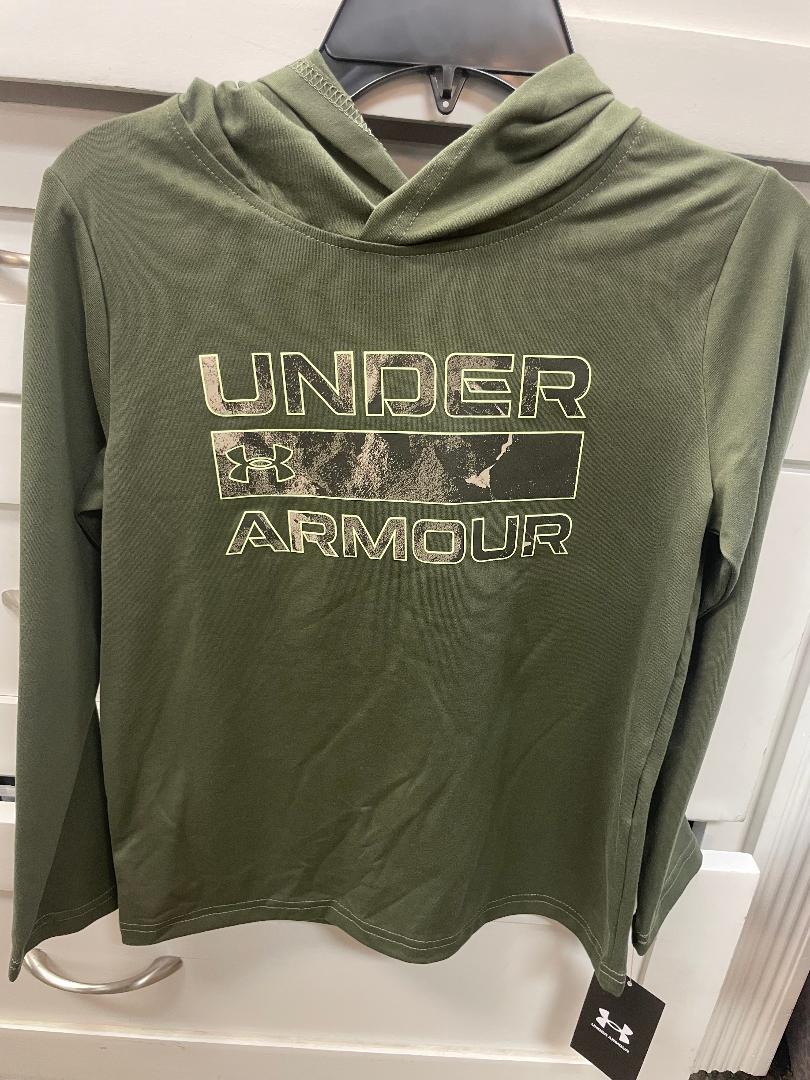 Under Armour Boys' Logo Stack Hoodie