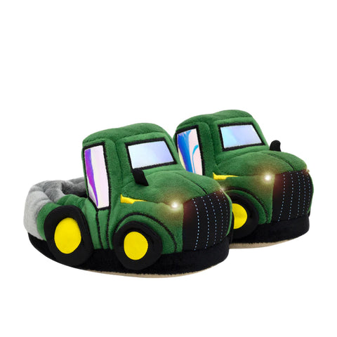 Tractor Light Up Slippers