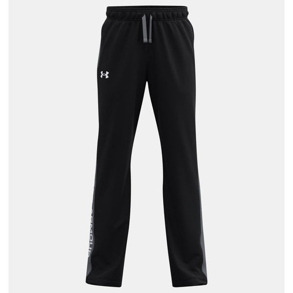 UA Boys' Brawler 2.0 Pants- Black/Castlerock