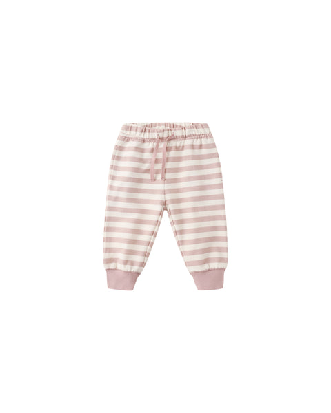 RELAXED SWEATSHIRT & SWEATPANT SET-PINK STRIPE