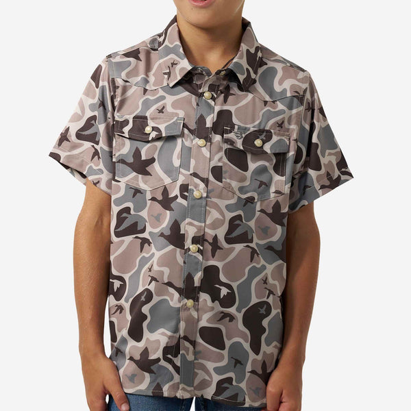 PERFORMANCE WESTERN SHIRT - MALLARD MAYHEM CAMO