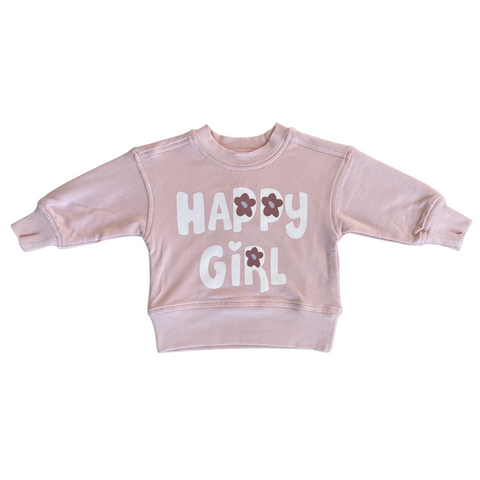 Happy Girl Sweater & Flare Leggings