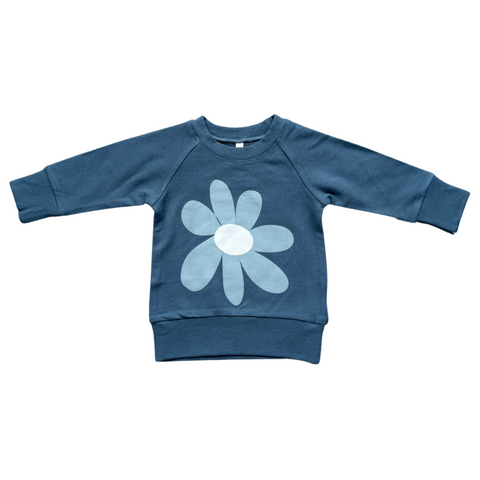 Raglan Flower Sweatshirt & Jogger Set