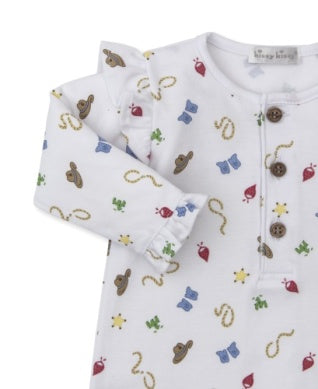 Western Cowboy Ruffle Playsuit