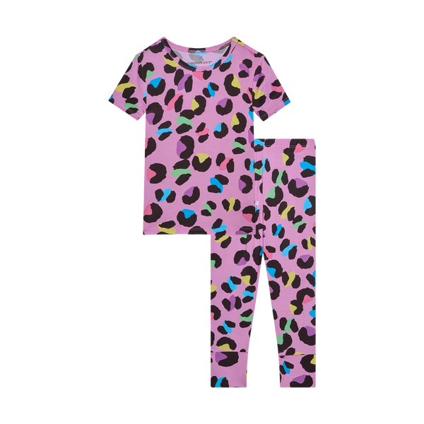 Electric Leopard Short Sleeve Basic Pajama