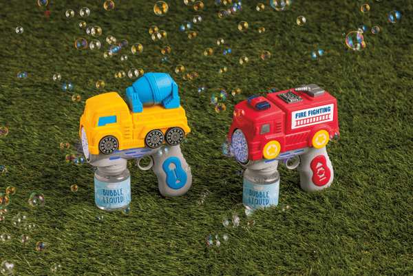 MudPie Yellow CEMENT Truck Bubble Maker