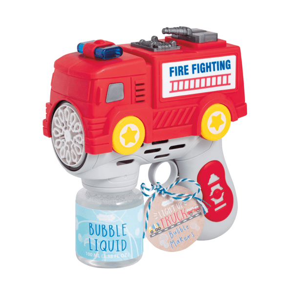 MudPie Red Fire Truck Bubble Maker