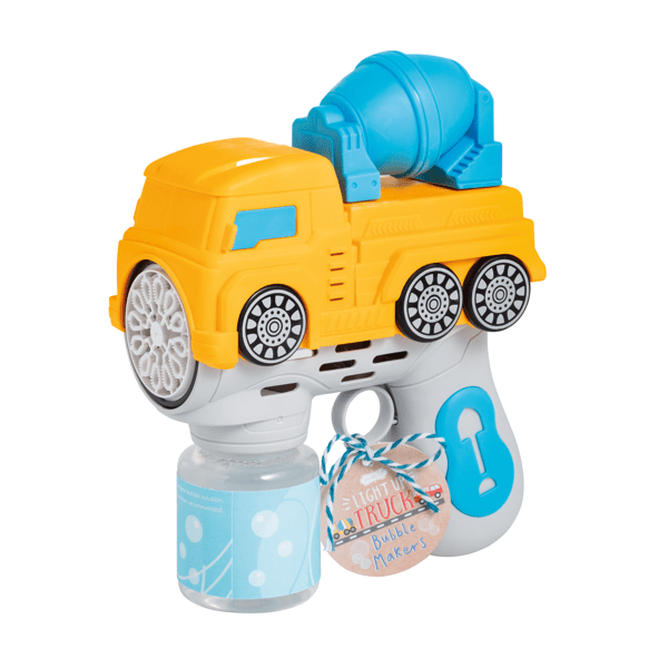 MudPie Yellow CEMENT Truck Bubble Maker