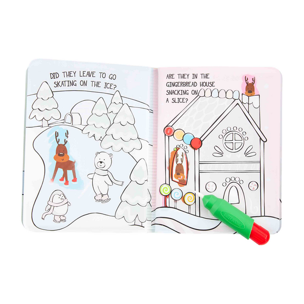 SANTA'S REINDEER COLOR BOOK