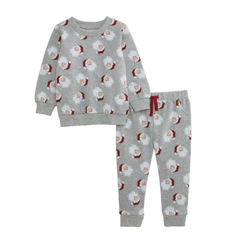 Grey Santa Jogger Set