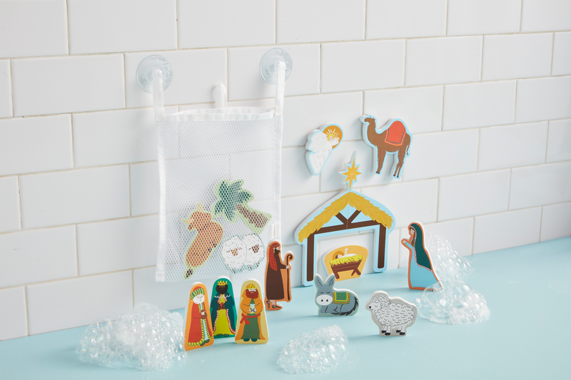 MD Nativity Bath Stickable Set