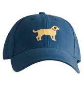 Navy Baseball Hat with Yellow Lab