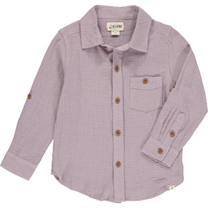 Lilac Cotton Merchant Shirt