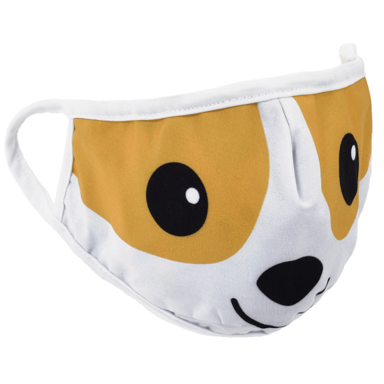 Corgi Reversible Childs Facemask