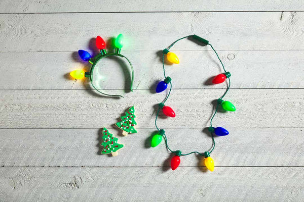 Light Up Christmas Bulb Headband