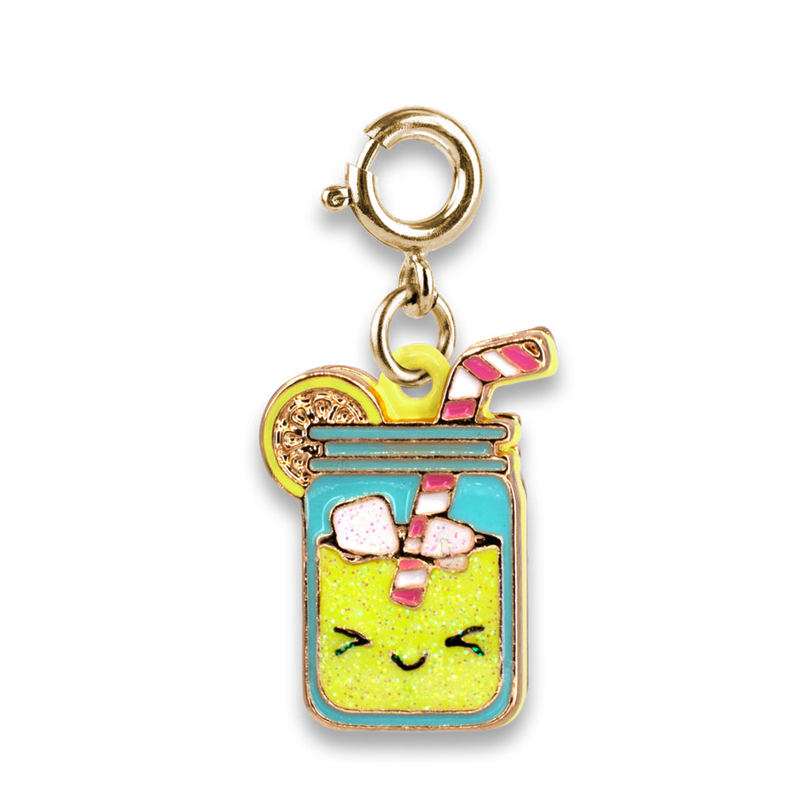 Charm It Gold Glitter Lemonade Charm