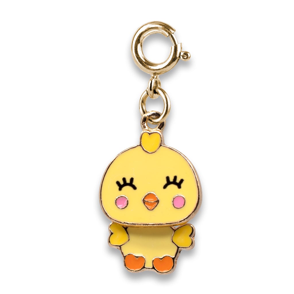 Charm it Gold Swivel Chick Charm