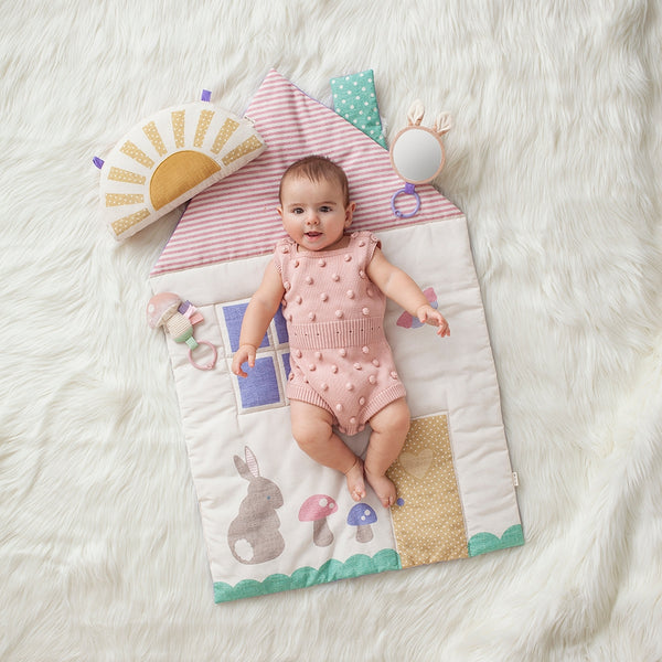 Bitzy Bespoke Ritzy Tummy Time - Cottage Play Mat