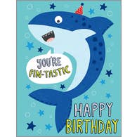 Birthday Card - Shark