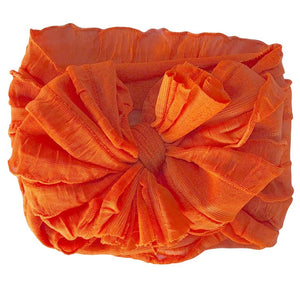 Orange Ruffle Headband