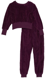 Purple Sherpa Sweatsuit