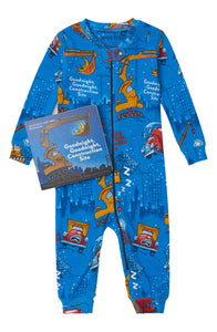 Goodnight Construction Site Book & Coverall PJS