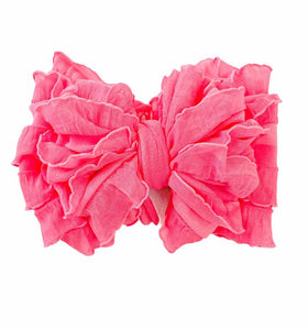 Candy Pink Ruffle Headband