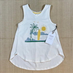 Beach Scene Hi Low Tank Top