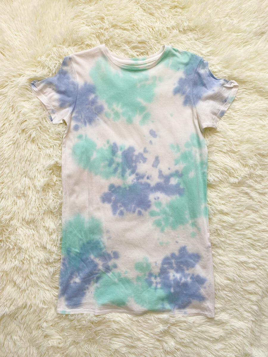 Tie Dye Tee Dress