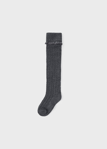 Titanium Grey High Socks
