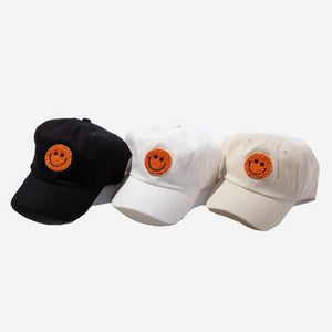 Ivory Smile Patch Hat