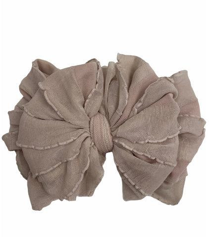 Champagne Ruffle Headband