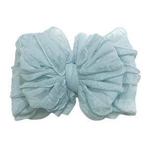 Baby Blue Ruffled Headband