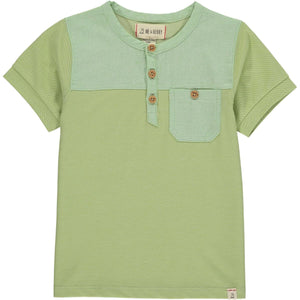 Green Boardwalk Henley Shirt