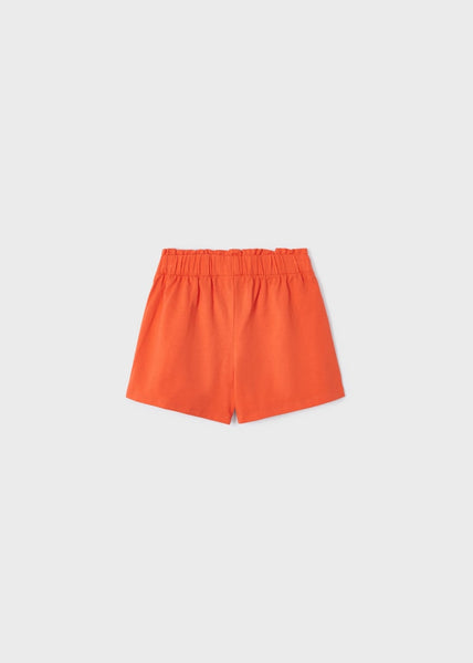 Orange Cotton Short