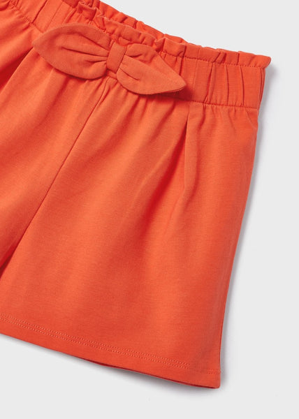 Orange Cotton Short