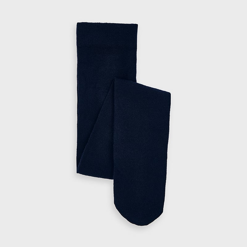 Navy Woven Tights