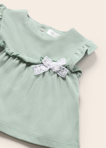 Sage Bow Top & Bloomers Set