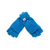 Blue Convertible Gloves
