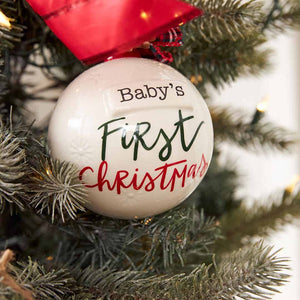 BABY'S FIRST CHRISTMAS ORNAMENT - 2022