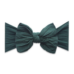 Baby Bling Forest Green Classic Knot Headband
