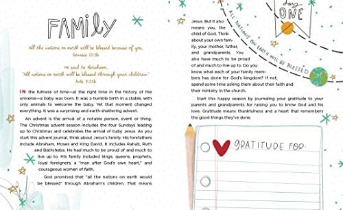 The Wonder of Christmas: 25 Days of Advent Journaling for Girls