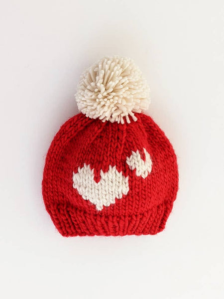 Red Sweetheart Knit Beanie