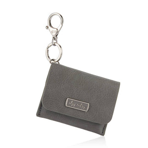 Itzy Mini Wallet™ Card Holder & Key Chain Charm-Grayson